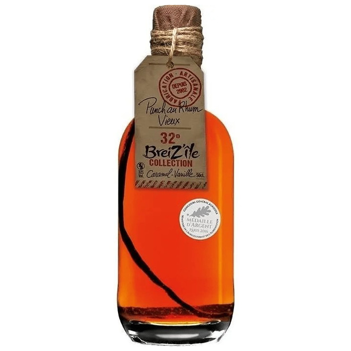 BREIZ'ILE PUNCHS AU RHUM Caramel Vanille 70cl