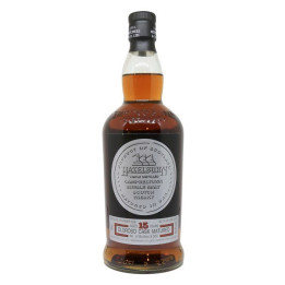 WHISKY HAZELBURN SHERRY WOOD SPRINGBANK DISTILLER ECOSSE 15 ANS, 70cl