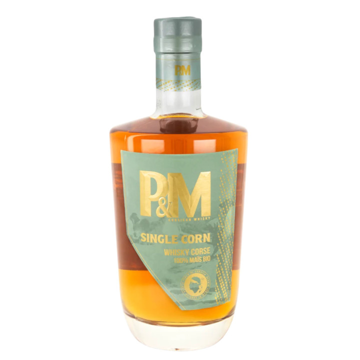 WHISKY P&M SINGLE CORN 70cl 45°