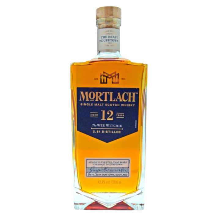 WHISKY MORTLACH 12 ANS SPEYSIDE 70cl 43,40°