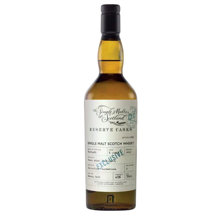 WHISKY BLAIR ATHOL 8 ANS 2016 SHERY 70cl 48°