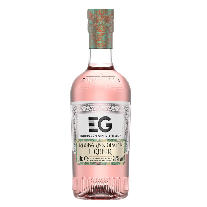 LIQUEUR DE GIN INFUSE A LA RHUBARBE ET AU GINGEMBRE 50cl 20°