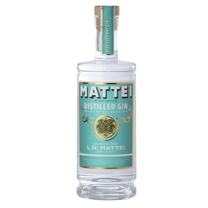 GIN L.N MATTEI DISTILLED DRY 50cl 40°
