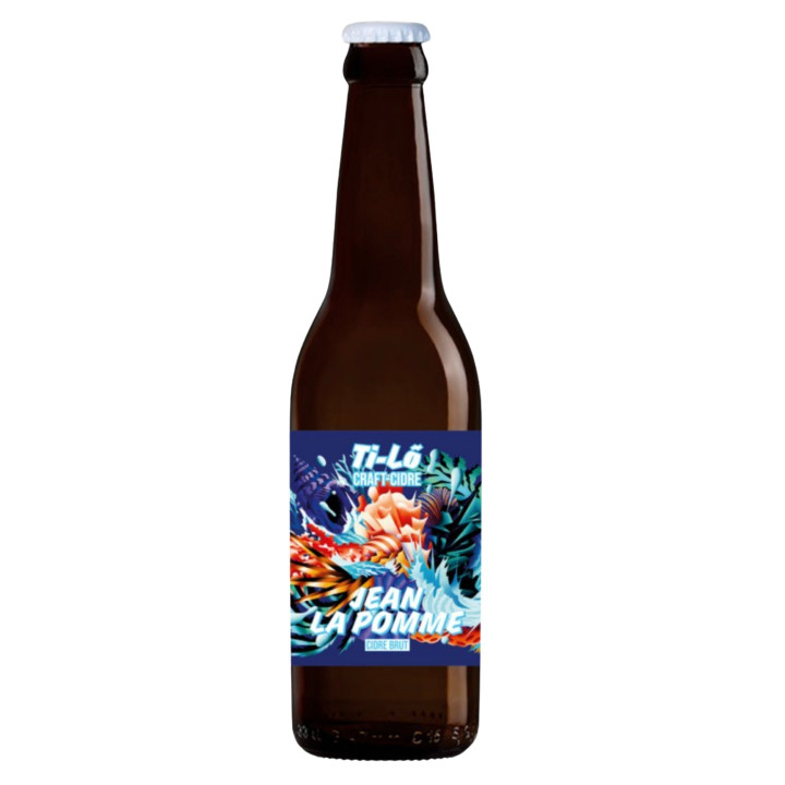 CIDRE BRUT JEAN LA POMME TI LO BIO 33cl 4.5°