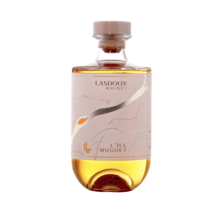 WHISKY FRANCAIS LASDOUX ILE MUGUET 7 ANS SINGLE MALT FUT D'ISLAY 70cl 48,90°