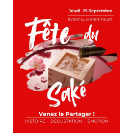 Fête du Saké ! REPAS & DEGUSTATION découverte d'un alcool iconique Made in Japan ! 