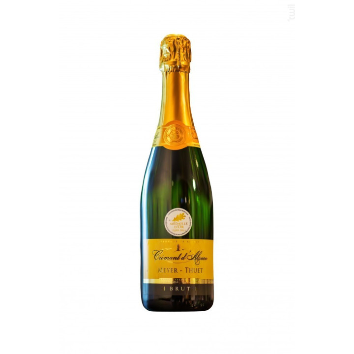 CRÉMANT D'ALSACE MAGNUM Brut Médaille Or 1.5 Litres MEYER-THUET Alsace Blanc