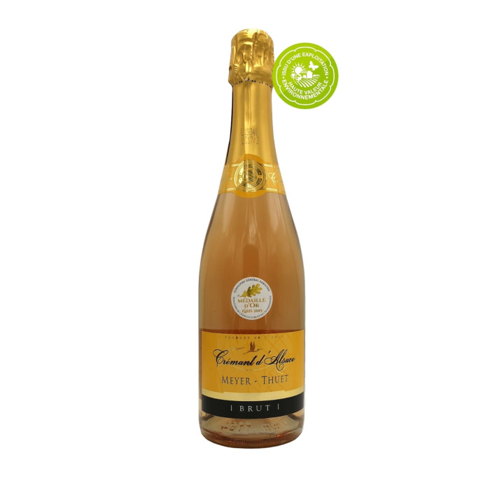 CREMANT D'ALSACE ROSE Médaille d'Or MEYER THUET MAGNUM ROSÉ 150cl Alsace