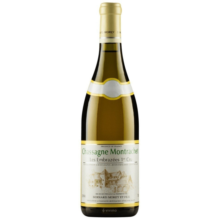 CHASSAGNE MONTRACHET Premier Cru EMBRAZEES 1990 MOREY Bernard MAGNUM 150 cl Grand Blanc de Bourgogne 