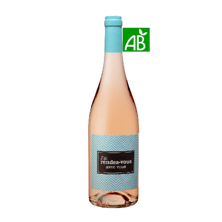LANGUEDOC BIO COTES CATALANES ROSE J'AI RENDEZ-VOUS AVEC VOUS ROSÉ 13° 75cl DOMAINE RIERE CADENE 
